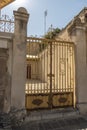 AÃÅ¸a Camii mosque gateway Rhodes old town. Royalty Free Stock Photo